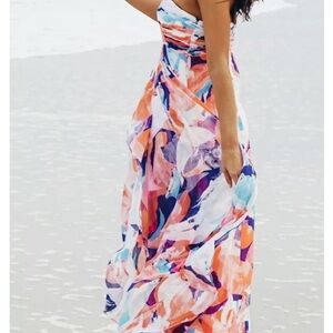 Laundry by Shelli Segal floral  Maxi Dress size 6NWT